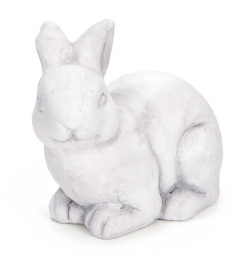 Bubble Store Osterhase, Stein Deko-Figur im Shabby Chic für Ostern, Indoor und Outdoor geeignet, Größe ca (HxBxT) 14 x 11,5 x 19,5 cm