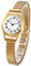 Silverora Uhren Damen Edelstahl Elastische: Gut Leicht Ablesbare Analoge Quarz Damenuhr Stretchband Armbanduhr mit Arabischer Ziffernskala Geschenke für Damen Ältere Gold