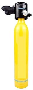 Mini bouteille de plongée, Petites bouteilles d'oxygène, bouteille avec une capacité de 10 à 15 minutes, capacité de 0,5 litre, conception rechargeable, plongée Gea pour le sauvetage en exploration so