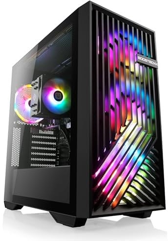 Boost Boxx Gaming PC mit Windows 11 Home, AMD Ryzen 5 7600 6X 3800 MHz, 500 GB M.2 SSD, 16 GB DDR5-RAM, AMD Radeon Graphics, Gigabyte Mainboard, USB 3.2, M10930H