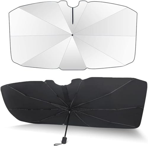 Parasol Plegable para Parabrisas De Coche, Bloquea La Luz Solar, Rayos UV, Protector Solar para Ventana Delantera, para Kia Picanto 5-Door/Picanto 3-Door JA TA SA 2004-2024,A V is Big
