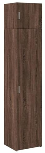 vidaXL Hochschrank Schmal Eichen-Optik 45x42,5x225 cm Holzwerkstoff
