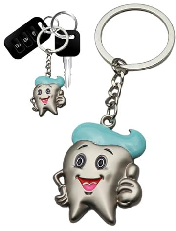 Generisch Zahnform-Schlsselanhnger | Legierung, Schlsselanhnger fr Zahnarzt, Handtaschen-Anhnger