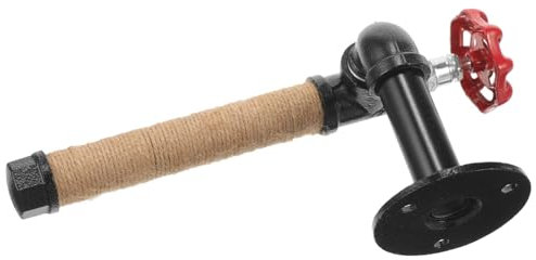 SEWOART Porte-Serviettes Mural en Tube De Fer De Style Industriel Support pour Rouleau De Serviettes pour Décoration