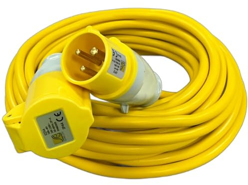Semloh Electrics Yellow 14m 2.5mm 110V Site Lead