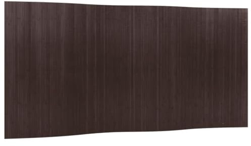 Stellwand Raumtrenner Trennwand Garten Sichtschutz Outdoor - Paravent Dunkelbraun 165x400 cm Bambus für Schlafzimmer Küche Wohnzimmer Garten
