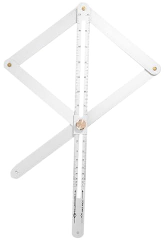 frymmx Digitaler Winkelmesser aus Edelstahl, verstellbarer Eckwinkelsucher, tragbares Werkzeug aus Aluminiumlegierung für präzise Messung des Winkels, ideal für Ziegel, Stein, Keramik, Fliesen, Holz