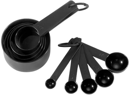 Dekoreya 10-Piece Measuring Cup and Spoon Set, Stackable Nesting Perfect Baking and Kitchen Essentials