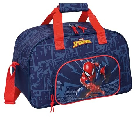 Spider-Man - Sporttasche, Rucksack, ideal für Kinder verschiedener Altersgruppen, bequem und vielseitig, Qualität und Widerstandsfähigkeit, 40 x 23 x 24 cm
