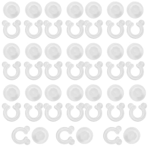 Soporte de edredón, 24 Piezas, Clips para Fundas de Edredón Sujeciones para Edredón Pinzas de Donas Plástico Transparente, para Edredón, Mantiene Las Esquinas En Su Lugar Y Previene El Desplazamiento