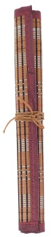 Beaupretty Étui Enroulable en Toile Robuste pour Pinceaux et Crayons, Porte-pinceaux Bambou 30 Cm, Sacoche d'artiste Polyvalente pour Peinture à l'huile et Aquarelle, Rangement Pratique