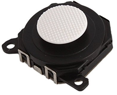 Analog 3D Button Joystick Stick Rocker with Cap for Sony PSP 1000 1001 (White)