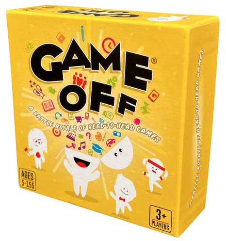 Game Off: The Battle Extravaganza of Head-to-Head Games | Family Party Card Game for Kids and Adults | Ages 5+ | 3+ Players | 15+ Mins Playing Time