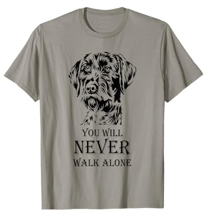 Jäger T-Shirt Deutsch Drahthaar Jagdhund Damen Herren T-Shirt