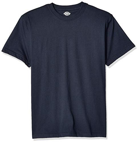 Dickies Men's Short Sleeve Heavweight Crew Neck Big-Tall, Dark Navy 2T