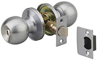 THIRARD - Serrure horizontale tubulaire en applique à condamnation pour salle de bain et toilette, axe réglable, chromé