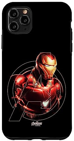 iPhone 11 Pro Max Marvel Avengers Iron Man A Logo Case