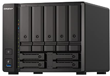 Qnap TS-H973AX-32G 9BAY 4C8T2.2GHZ 32GB DDR4 2X 2.5GBE 1X 10GBASE-T, One Size