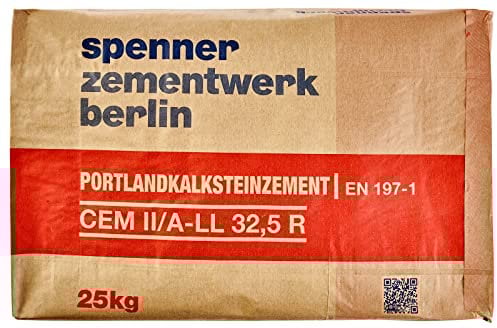 Portlandkalksteinzement EN 197-1 CEM II/A-LL 32,5 R 25 kg/Sack