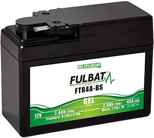 Fulbat Akku Fulbat Gel SLA FTR4A-BS Gel, 12 V, 2,3 Ah, 45 A, 113 x 48 x 85