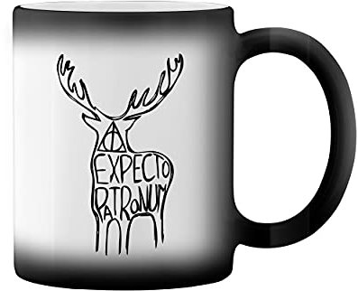Expecto Patronum Potter Fantasy Black Magic Coffee Mug