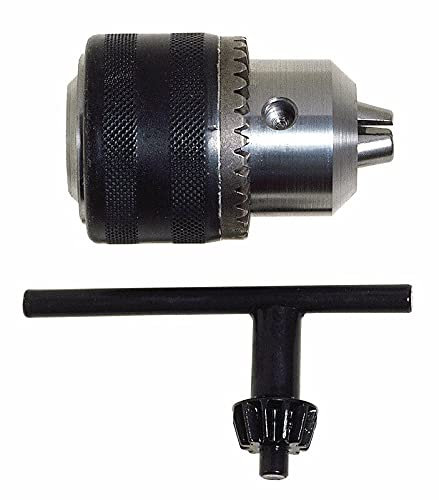 REPLOOD Mandrino per Trapano a Cremagliera 10MM + Adattatore Attacco B12 Fresatrice