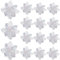 15 Stücke Weihnachten Funkeln Weihnachtsstern Blumen,Künstliche Weihnachten Blumen,Weihnachtsblumen Dekorieren,Christbaumschmuck Glitter Poinsettia,Weihnachtsbaumschmuck Ornament,Blumen Weihnachten
