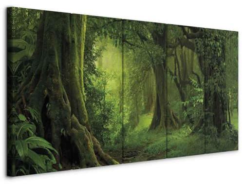 murando - Akustikbild Akustikbild Wald, Schallschutz, Wohnzimmer, Büro | Verbessert Raumakustik, reduziert Hall, ideal fürs Büro oder Wohnzimmer, hochwertige Verarbeitung, schnelle Montage, stilvoll