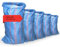 acquaverde | 50 Sacchi in Polipropilene 70x120 cm, Blu - Ideali per Raccolta di Olive, Patate e Cereali | Ottimi per Giardinaggio