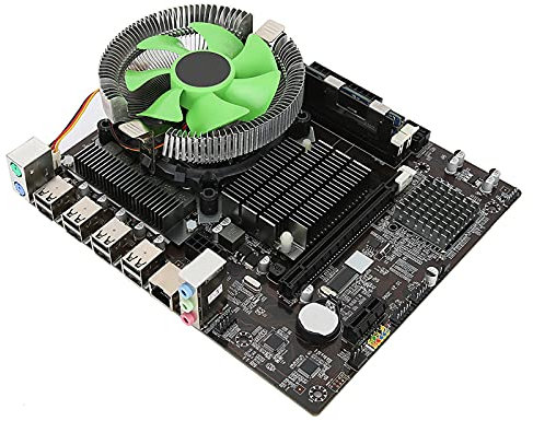 Kit de Placa Base para Computadora de Escritorio, Placa Base X58 + X5650CPU + Módulo de Memoria 8G + Kit de Disipador de Calor, Disipador de Calor de Alto Volumen de Aire, Adecuado para CPU Intel Xeon