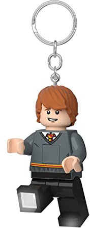 LEGO Harry Potter - Ron Schlüsselbund LED-Taschenlampe für Potterheads - 76mm große Figur (KE200) - Inklusive 2 CR2025 Batterien