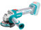 TOTAL - Smerigliatrice Angolare 20V | Motore Senza Spazzole | Diametro Disco 115mm | Velocità Regolabile 3000-8500 Giri/min | Uso Multiplo: Metallo, Pietra, Legno, Multicolore