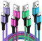 USB C Samsung Charger Cable 4Pack, 6FT+6FT+3FT+3FT USB Type C Fast Charging Cable, Phone Charger Cable USB C Lead for Samsung Galaxy A16/A26/A36/A56/A15/A35/A55/A54/A53/A52s/S25/S24/S23/S22/S21/S20 FE