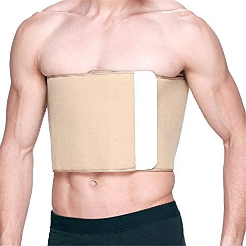 Cinta De Fijación Para Fracturas De Costillas, Cuerpo Elástico, Protector De Costillas, Soporte De Soporte, Cinturón De Envoltura De Pecho, Soporte De Costillas Rotas, Protección,XXL