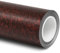 Folindo® 3D Forged Carbon Autofolie Rot Matt (20,8€/m²) | 6 x 1,52 m | Selbstklebende Luftkanal Folie zur Auto Folierung | Blasenfrei