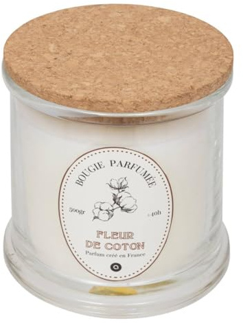 Atmosphera - Duftkerze hapo 500g glastopf mit deckel baumwolle