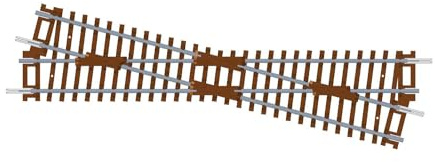Hornby TT8019 TT-Spur Diamond Crossing Left Hand – Zusätzliche Gleisteile für Modelleisenbahn-Sets, Spielzeugeisenbahn-Gleisteile, beinhaltet: 1x 166 mm Diamond Crossing Left – Maßstab 1:120