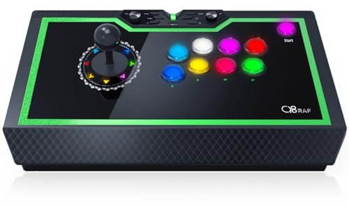 qanba Q8 Silent Arcade Joystick Wired Joystick for PC (Fighting Stick)