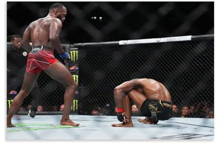 GOORAL Leon Edwards Poster Defeat The Opponent, Gemälde auf Leinwand, Wandkunst, Rollbild, Druck, Wohnzimmer, Wände, Dekoration, Zuhause, 20 x 30 cm