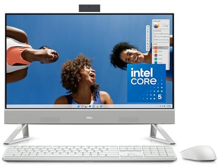 Dell Inspiron 24 5430 All In One Desktop 23.8, Processore Intel Core i5-1334U, Grafica Intel, 8GB RAM, 512GB SSD, Intel Killer Wi-Fi 6E, Windows 11 Home, tastiera e mouse wireless Italiani QWERTY
