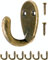 6pcs Garderobenhaken Vintage, Wandhaken Vintage, Antike Garderoben-Haken, Kleiderhaken Vintage Haken Für Garderobe Wandhaken Messing, Kleider, Handtücher Vintage Landhaus Retro Design.