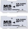 Generico Support adaptateur pour carte mémoire Micro SD vers Memory Stick pour PSP Micro SD 1MB-128GB Memory Stick Pro Duo (3 pièces (pcs) Double fente - blanc)