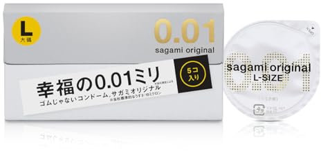 Sagami Original 0.01 L Size PU Kondom (5er Pack)