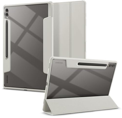 Spigen Cover Ultra Hybrid Pro Compatibile con Samsung Galaxy Tab S10 Ultra (2024), Samsung Galaxy Tab S9 Ultra (2023), Samsung Galaxy Tab S8 Ultra (2022) - Grigio