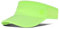 Sonnenhut für Damen und Herren Golfzubehör Sommerstrand-Sonnenvisiere Leicht Atmungsaktiv Verstellbar Lauf-Tennisvisor Sonnenfleck Bequeme Passform für Outdoor-Sportarten Fluoreszierendes Grün