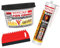 Fireplace Ready Mix Fire Cement Bundle for Indoor Use, Perfect for Wood Burning Stoves, Boilers & Fire Bricks, Includes Vitcas Black Fire Cement 500g Tub & 310ml Cartridge + Applicator Tool