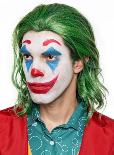 Perücke Joker Joaquin - Kostüm-Zubehör Karneval, Halloween & Motto-Party