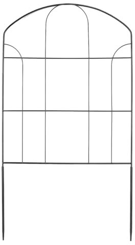 BAOFUYA Clôture de Jardin Décorative, Bordure de Clôture en Fil de Fer, Barrière pour Animaux, Paysage Enduit, Bordure en Fil forgé, Clôtures de Patio Pliantes, Clôture de Parterre de