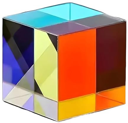 kesurpae Kristallprismen, hängende Kristalle, Aktivitätswürfel, Geschenk, Glas, Kristallglas, Sonnenfänger, Prismen für Kinder, Wissenschaft, Yoshimoto Würfel