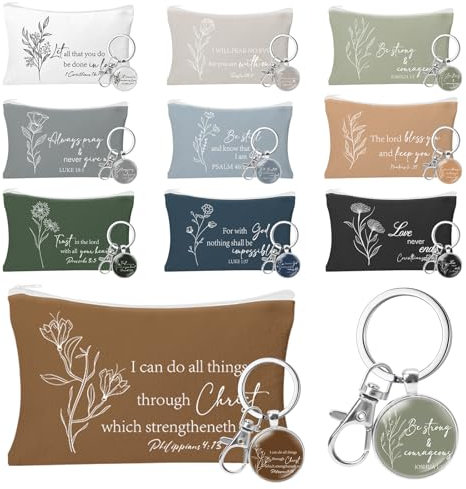 HSDSH Make-up-Tasche, Überlebens-Set, Tasche für Reisen, Damen, Mutter, Mutter, Mitarbeiter, Geschenk, Elegant, Christlich